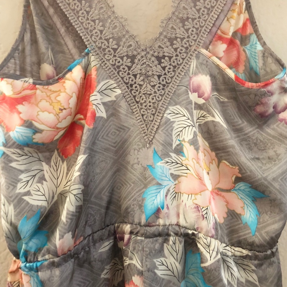 Anthro Eloise Floral Silk Tank - Picture 4 of 8